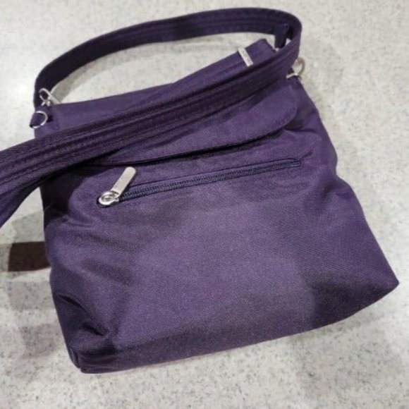 Travelon Women's Anti-Theft Classic Mini Shoulder Bag Sling Tote, Purple - Picture 1 of 1